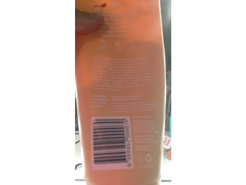 All Kinds Warm Sugar Daily Body Cream, 6.76 fl oz/200 mL