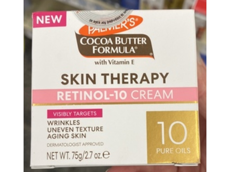 Palmer's Cocoa Butter Formula Skin Therapy Face Cream, Retinol-10, 2.7 oz/75 g