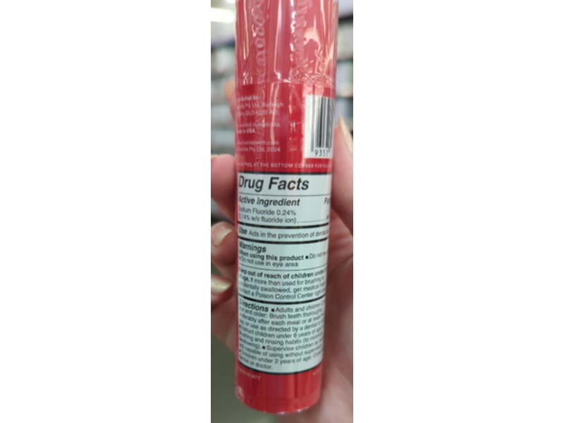 Hismile Anticavity Toothpaste, Candy Cane, 2.1 oz/60 g