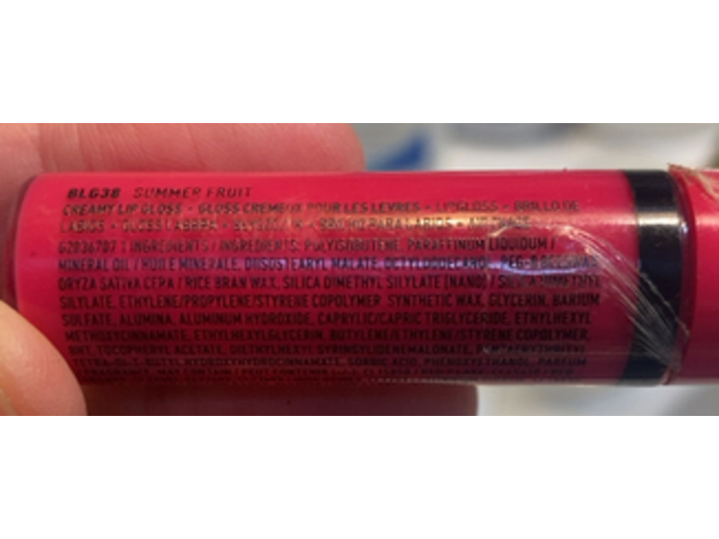 Nyx Professinal Makeup Butter Gloss, Summer Fruit, 0.27 fl oz/8 mL