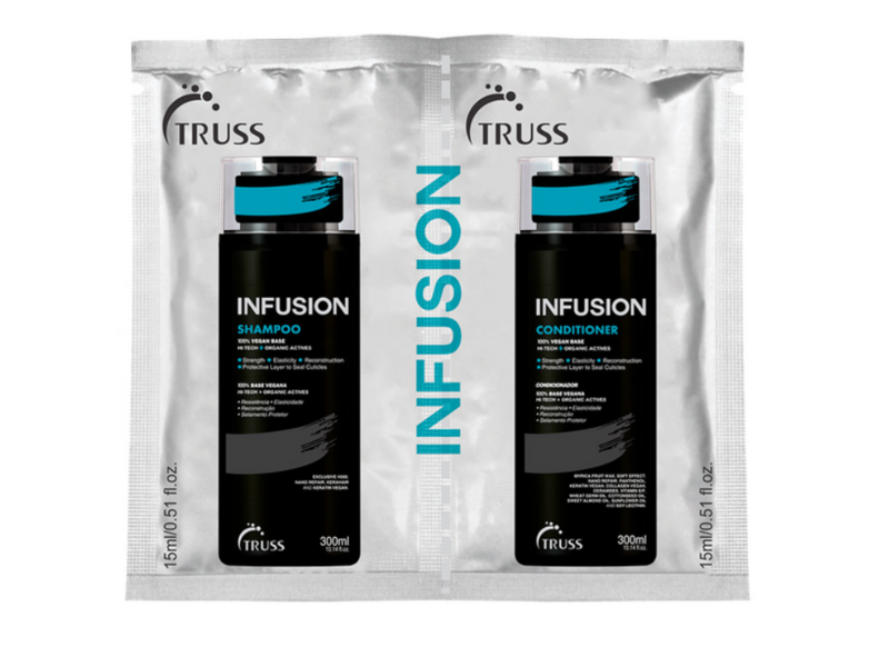 Truss Infusion Double Sachet Shampoo & Conditioner, 10.14 fl oz/300 mL
