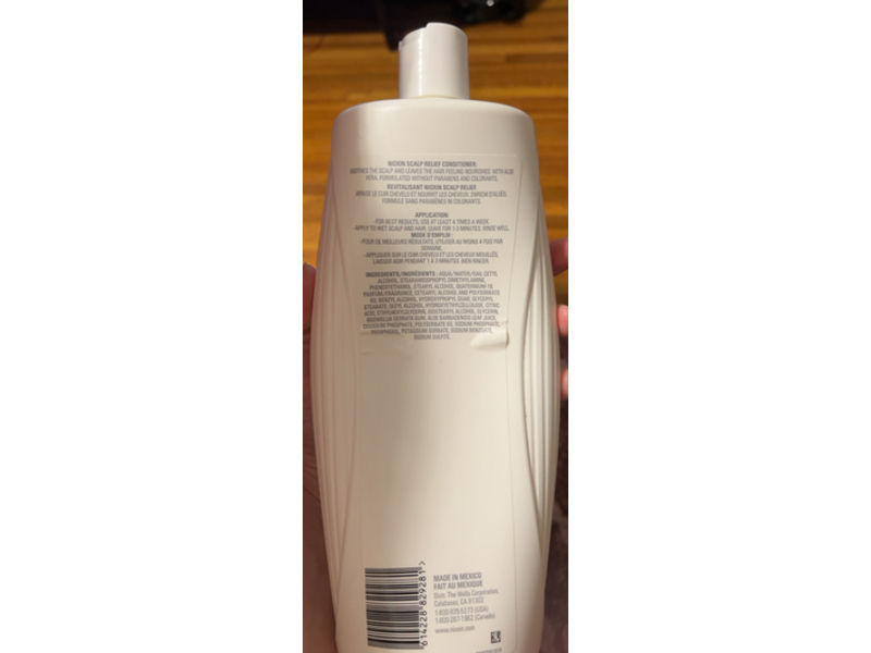 Nioxin Scalp Relief Scalp & Hair Conditioner, 33.8 fl oz/1000 mL