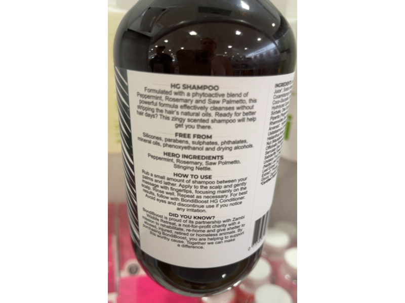 Bondi Boost HG Shampoo,16.90 fl oz/500 mL