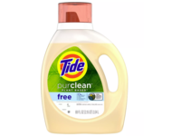 Tide Purclean Liquid Laundry Detergent, Free, 69 fl oz/2.04 L - thumbnail 1