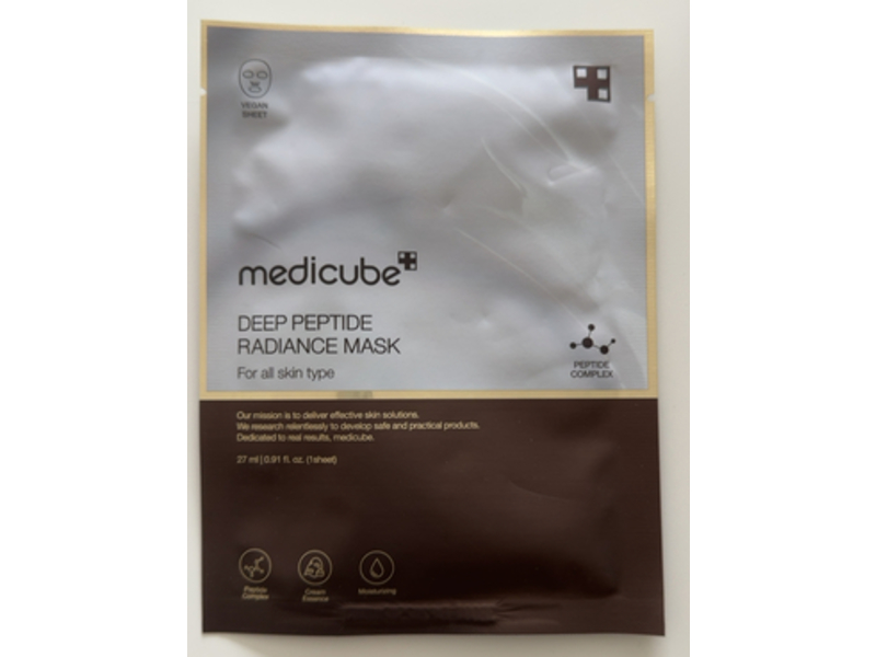 Medicube Deep Peptide Radiance Mask, 0.91 fl oz/27 mL