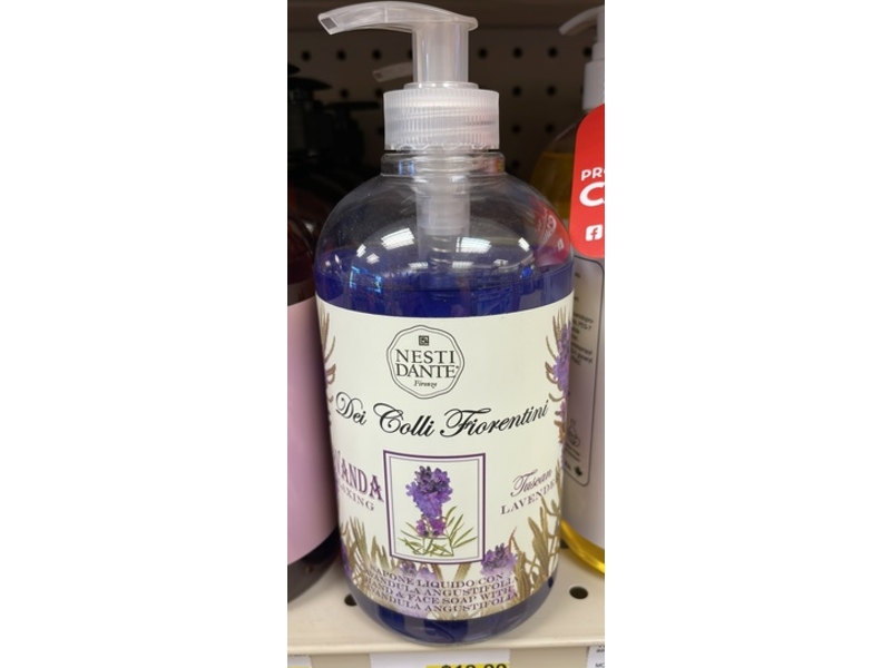 Nesti Dante Dei Colli Lavanda Liquid Soap, 16.9 fl oz/500 mL