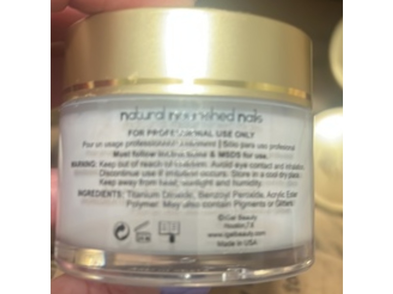 Igel Beauty Dip & Dap Nail Powder, D016 Shell Grey, 2 oz/56 g