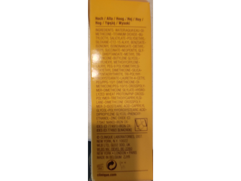 Clinique Sunscreen, SPF 50, 1 fl oz/30 mL