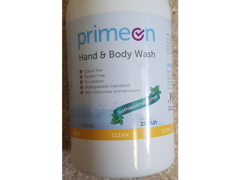 Mun Primeon Hand & Body Wash, Clean, 500 mL