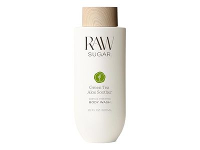 Raw Sugar Body Wash, Green Tea & Aloe Soother, 20 fl oz/591 mL