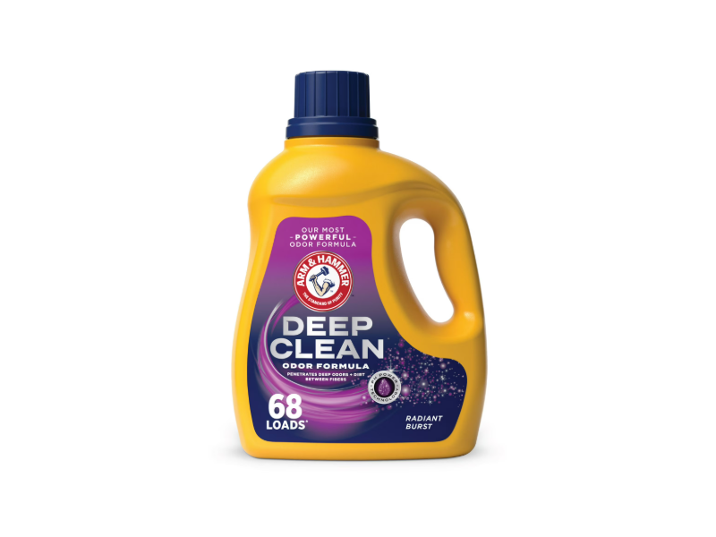Arm & Hammer Deep Clean Odor Formula Liquid Laundry Detergent, Radiant Burst, 68 Loads, 102 fl oz​/3.01 L