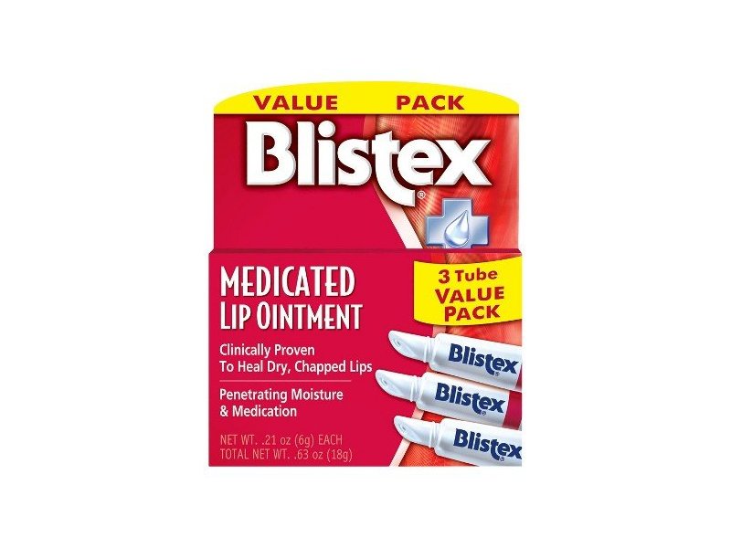 Blistex Medicated Lip Ointment, 0.21 oz/6 g, Pack Of 3