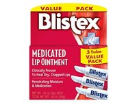 Blistex Medicated Lip Ointment, 0.21 oz/6 g, Pack Of 3 - thumbnail 1