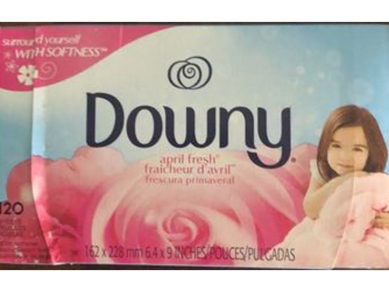 Downy Fabric Softener Sheets, April Fresh, 120 Sheets