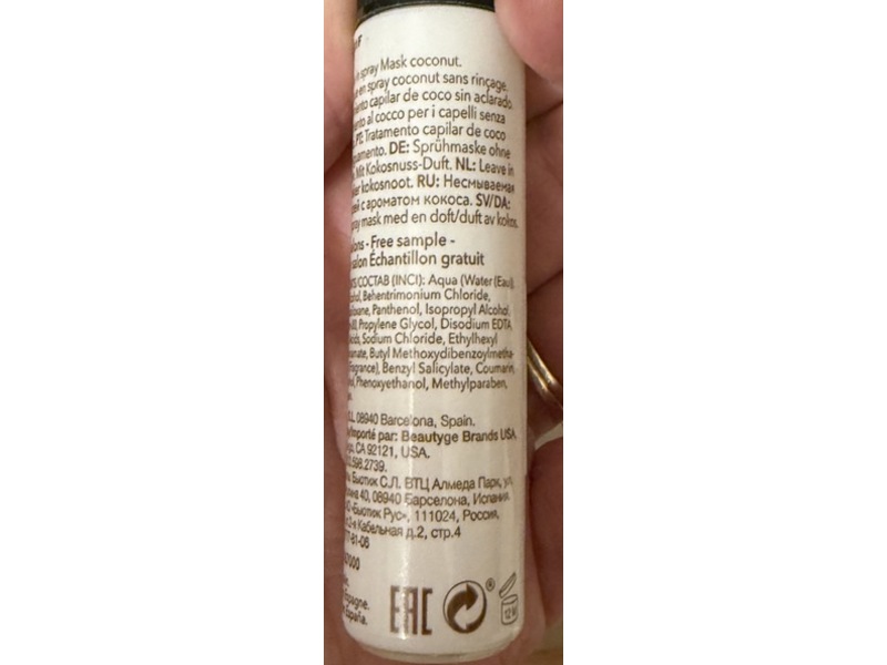 Revlon Professional Uniq All In One Hair Treatment, Coconut, 0.3 fl oz/9 mL
