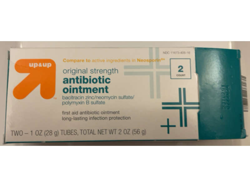 Up&Up Triple Antibiotic Ointment, 2 oz/56 g, Pack Of 2