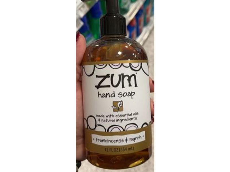 Zum Hand Soap, Frankincense & Myrrh, 12 fl oz/354 mL, Pack Of 4