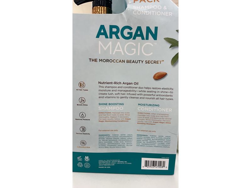 Argan Magic Shampoo & Conditioner Duo
