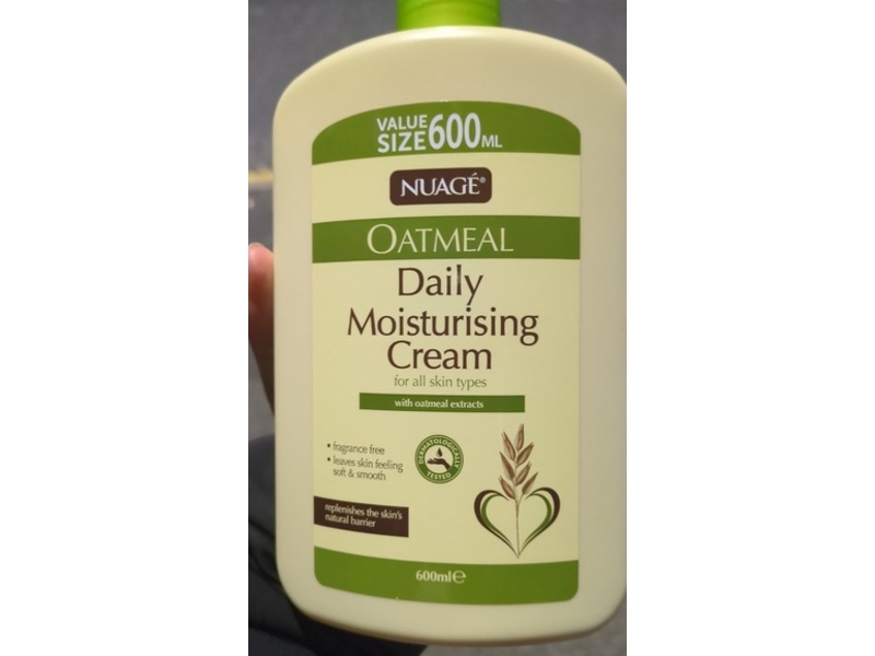 Nuage Daily Moisturising Cream, Oatmeal , 600 mL