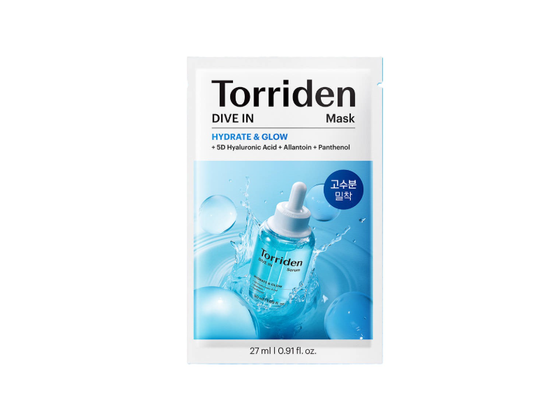 Torriden Dive In Mask Hydrate & Glow, 0.91 fl oz/27 mL