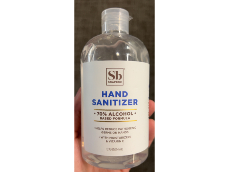 Soapbox 70% Alcohol Hand Sanitizer, 12 fl oz/354 mL
