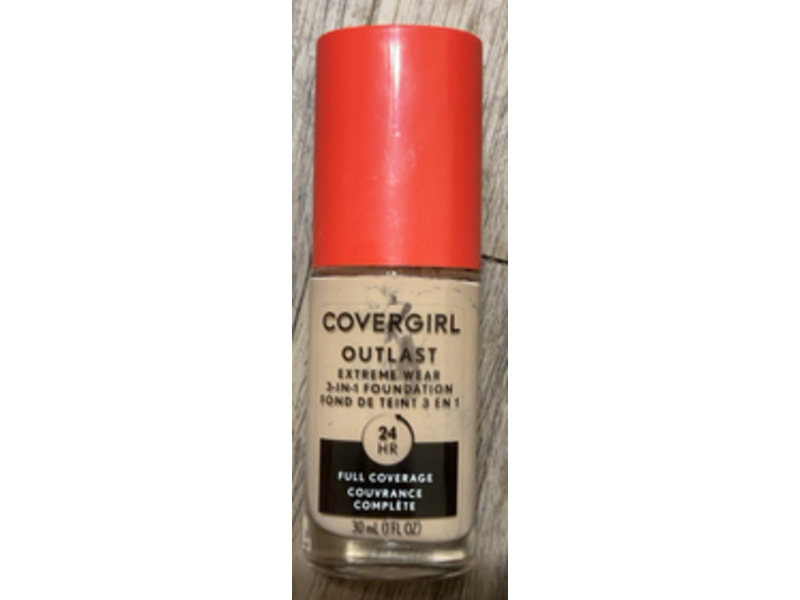 Covergirl Outlast 3-In-1 Foundation, 802 Golden Ivory, SPF 18, 1 fl oz/30 mL