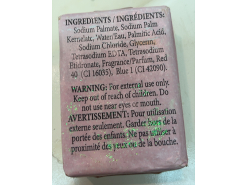 Crystal Waters Hand & Body Soap Bar, Winter Apple Scented, 2.8 oz/80 g