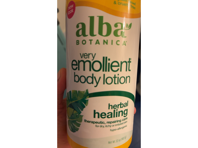 Alba Botanica Emollient Body Lotion, Herbal Healing, 32 oz/907 g