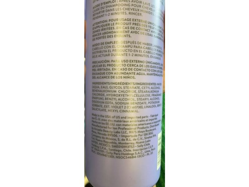 Ion Cool Blonde Purple Conditioner, 33.8 oz/958 g