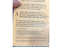 Lilly Lashes Self Adhesive Body Heat Activated Lashes, Black, 3 Pairs - Image 3