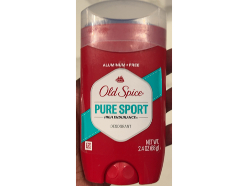 Old Spice Pure Sport Deodorant, 2.4 oz/68 g