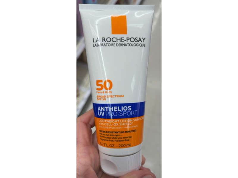 La Roche Posay Anthelios UV Pro-Sport Sunscreen, SPF 50, 6.7 fl oz/200 mL