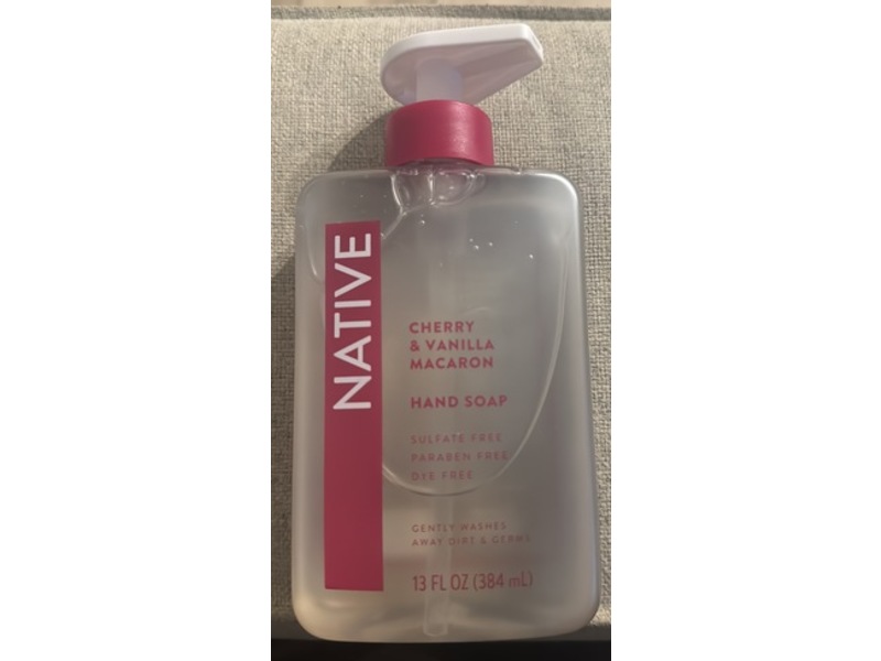Native Hand Soap, Cherry & Vanilla Macaron, 13 fl oz/384 mL