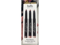 Billion Dollar Beauty Warm Shimmer Eyeshadow Stick Trio, Bronze + Soft Nude + Ivory, 0.056 fl oz/1.6 g - Image 3