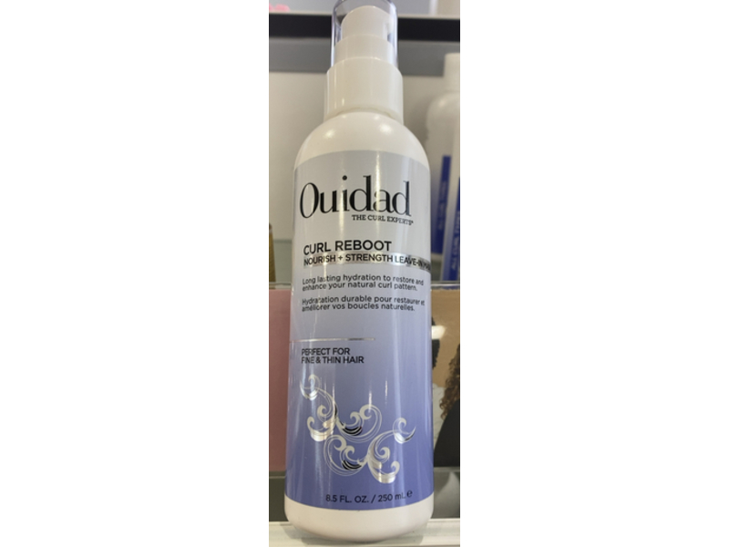 Ouidad Curl Reboot Nourish + Strength Leave-In Mask, 8.5 fl oz/250 mL