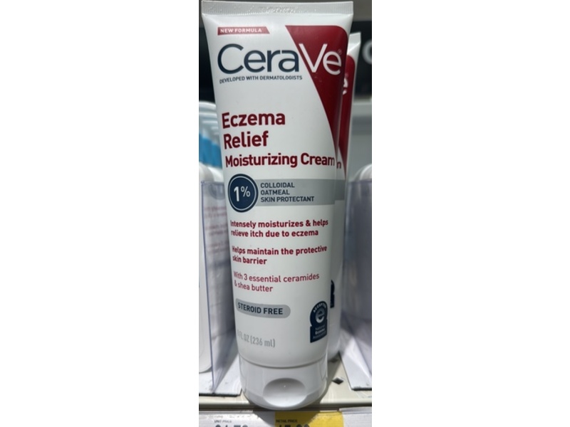 Cerave Eczema Relief Moisturizing Cream, 8 fl oz/236 mL