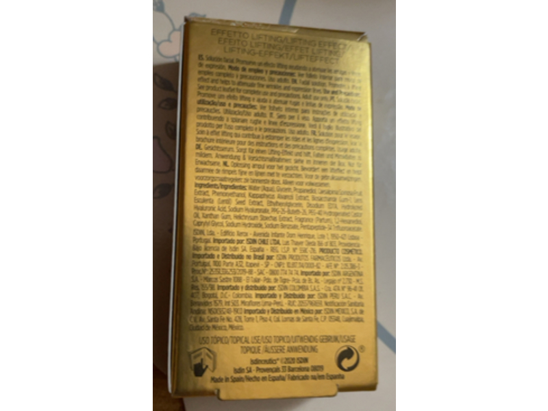 Isdin Instant Flash 1 Ampoule, 0.06 fl oz/2 mL, Pack Of 5