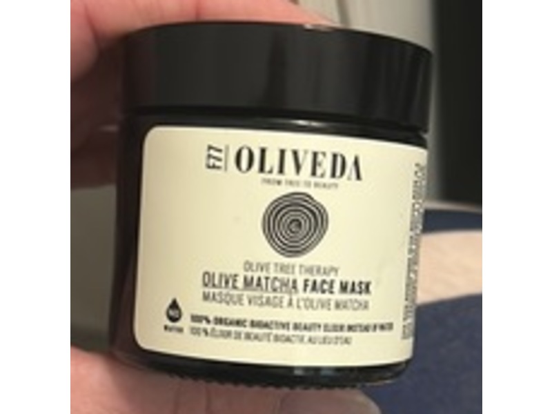 Oliveda Olive Matcha Face Mask, 2.0 fl oz/60 mL