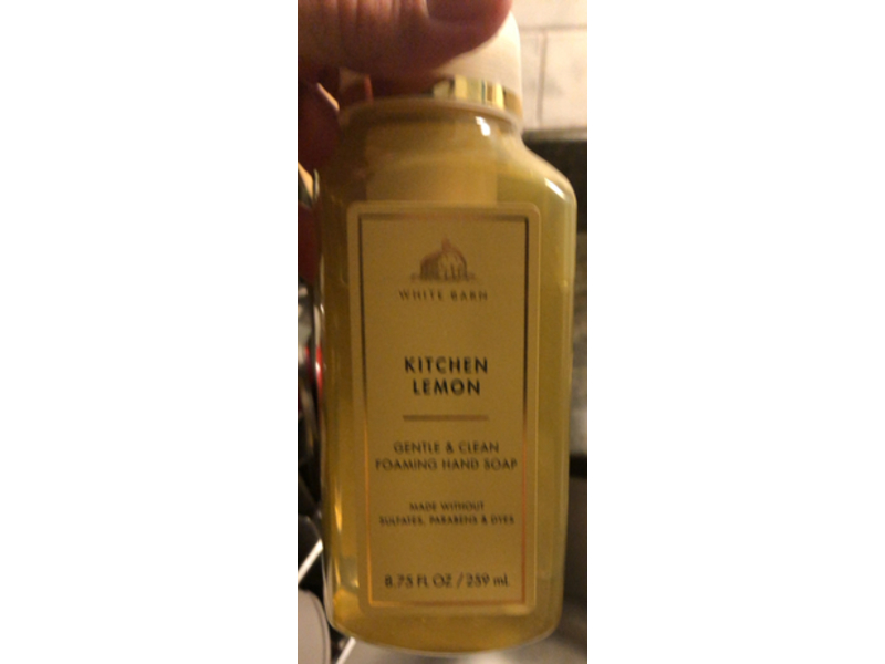 White Barn Gentle & Clean Foaming Hand Soap, Kitchen Lemon, 8.75 fl oz/259 mL