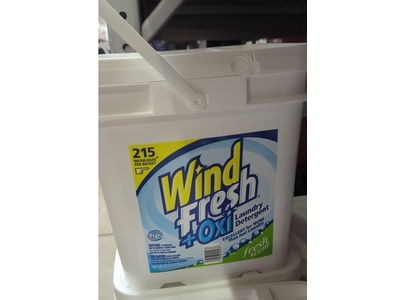 Wind Fresh + Oxi Laundry Detergent, Fresh Scent, 215 Loads, 15.8 kg