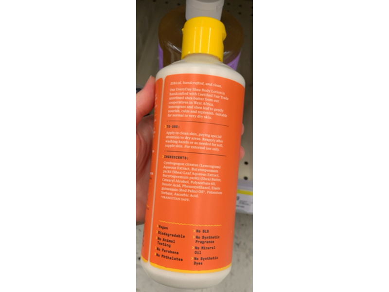 Alaffia Everyday Shea Body Lotion, 16 fl oz/473 mL