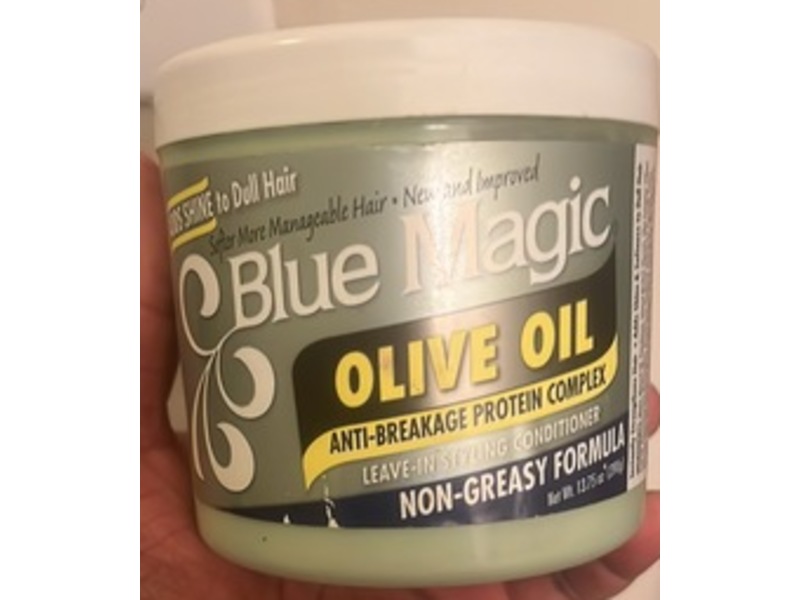 Blue Magic Leave-In Styling Conditioner, Olive Oil, 13.75 oz/390 g