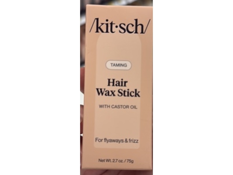 Kitsch Taming Hair Wax Stick, Castor Oil, 2.7 oz/75 g