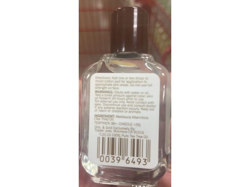 Trader Joe's 100% Australian Tea Tree Oil, 1 fl oz/29.5 mL