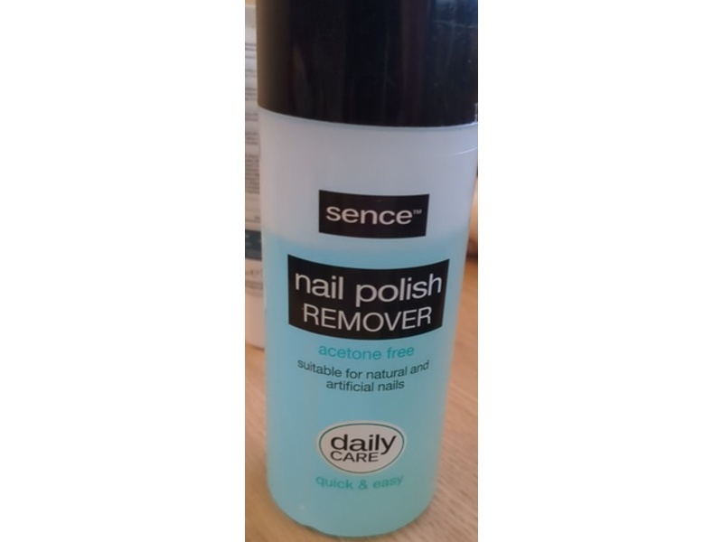 Sence Nail Polish Remover, Acetone-Free, 200 mL