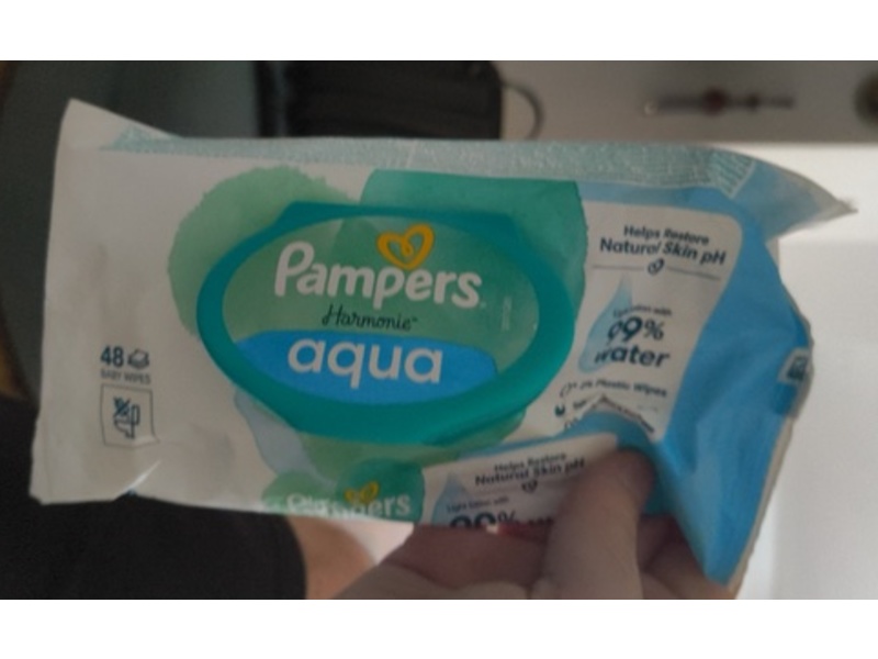 Pampers Baby Wipes, Aqua, 48 Count