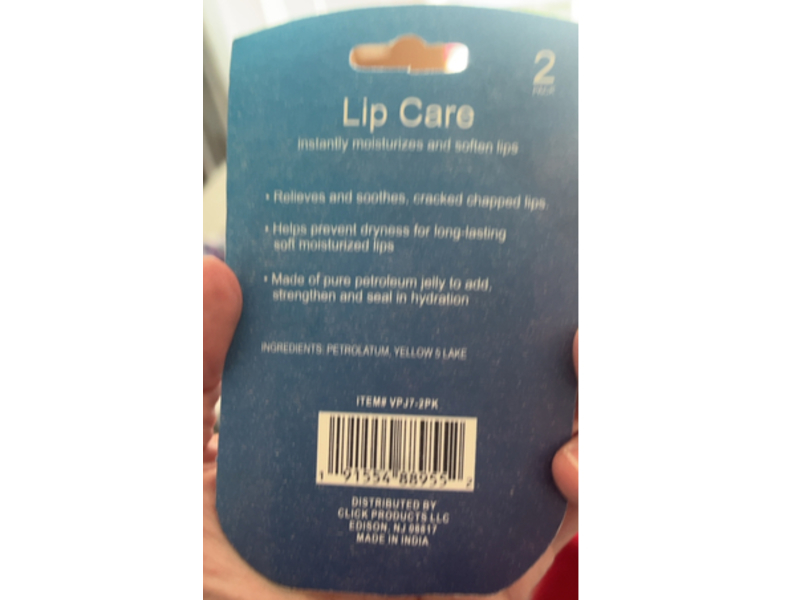 Vaseline Lip Care Petroleum Jelly, Original, 0.20 oz/5.5 g, Pack Of 2