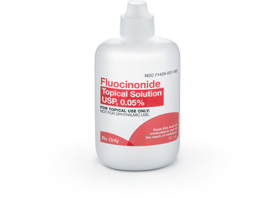Fluocinonide Topical Solution USP 0.05%, 60 mL Glasshouse Pharmaceuticals (RX)