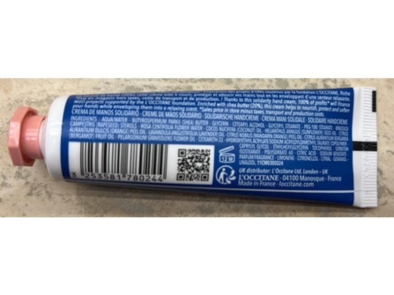 L'Occitane en Provence Solidarity Hand Cream, 1 oz/30 mL
