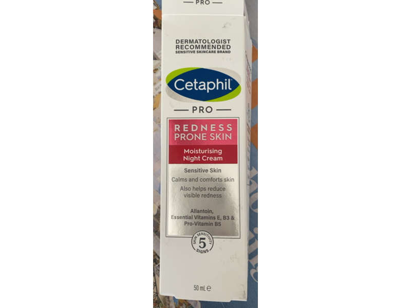 Cetaphil Pro Redness Prone Skin Moisturising Night Cream, 50 mL